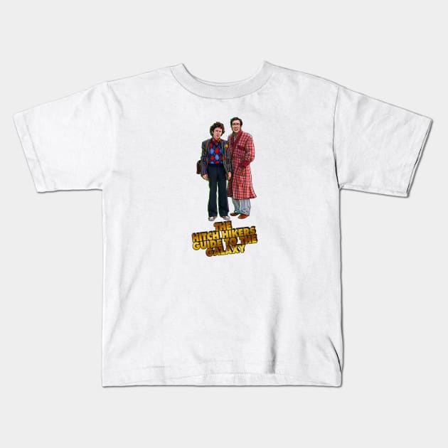 David & Simon - Hitching Kids T-Shirt by ideeddido2